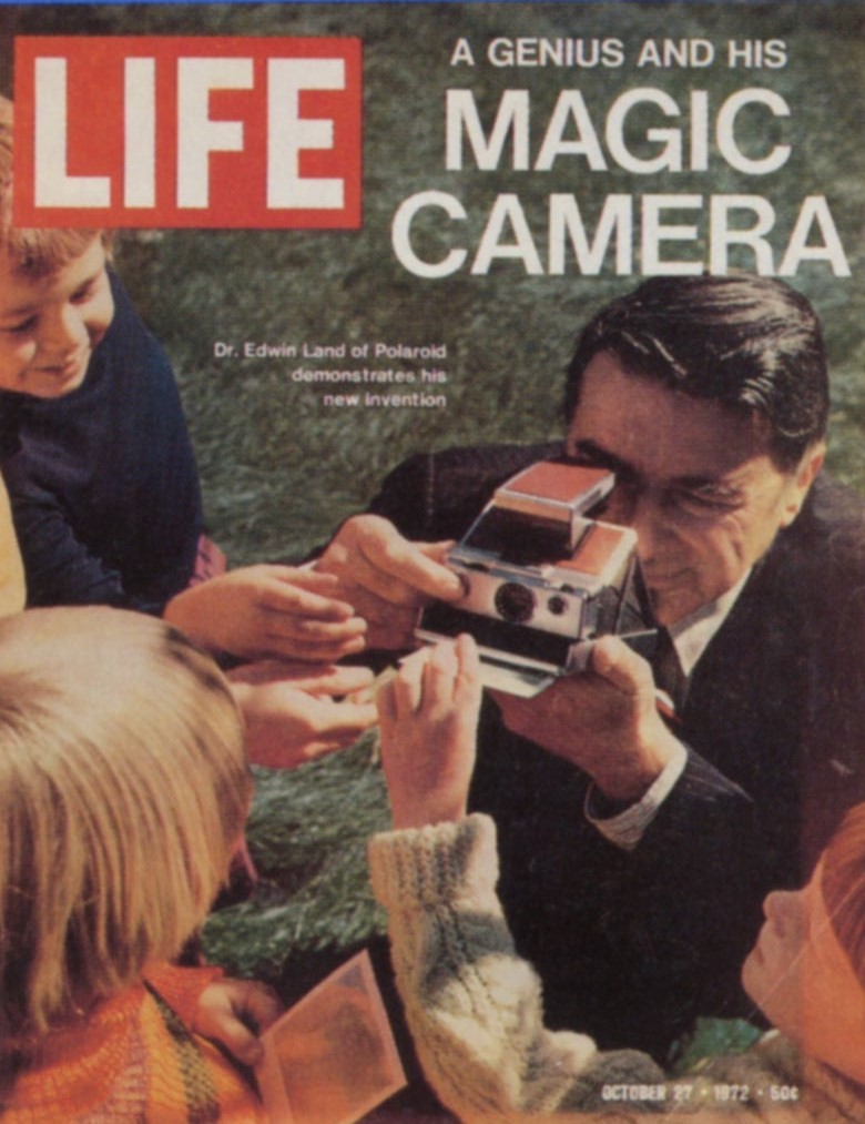 Einführung der SX-70 Sofortbildkamera von Polaroid, 1972