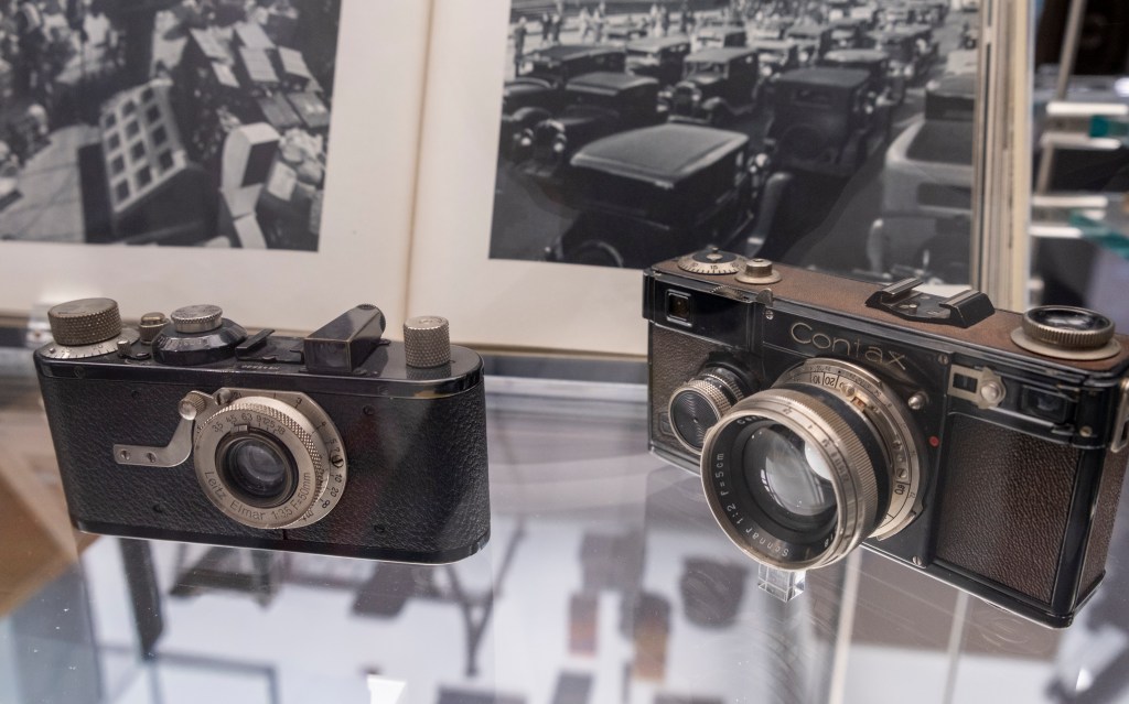 legendäre Kleinbildkameras Leica und Contax