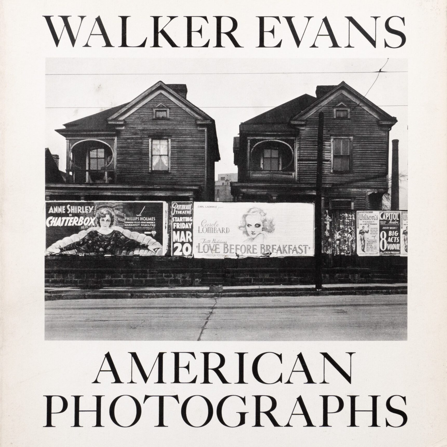 Walker Evans: American Photographs