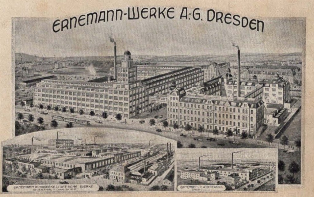 Ernemann Kamerafabrik, Dresden, 1912